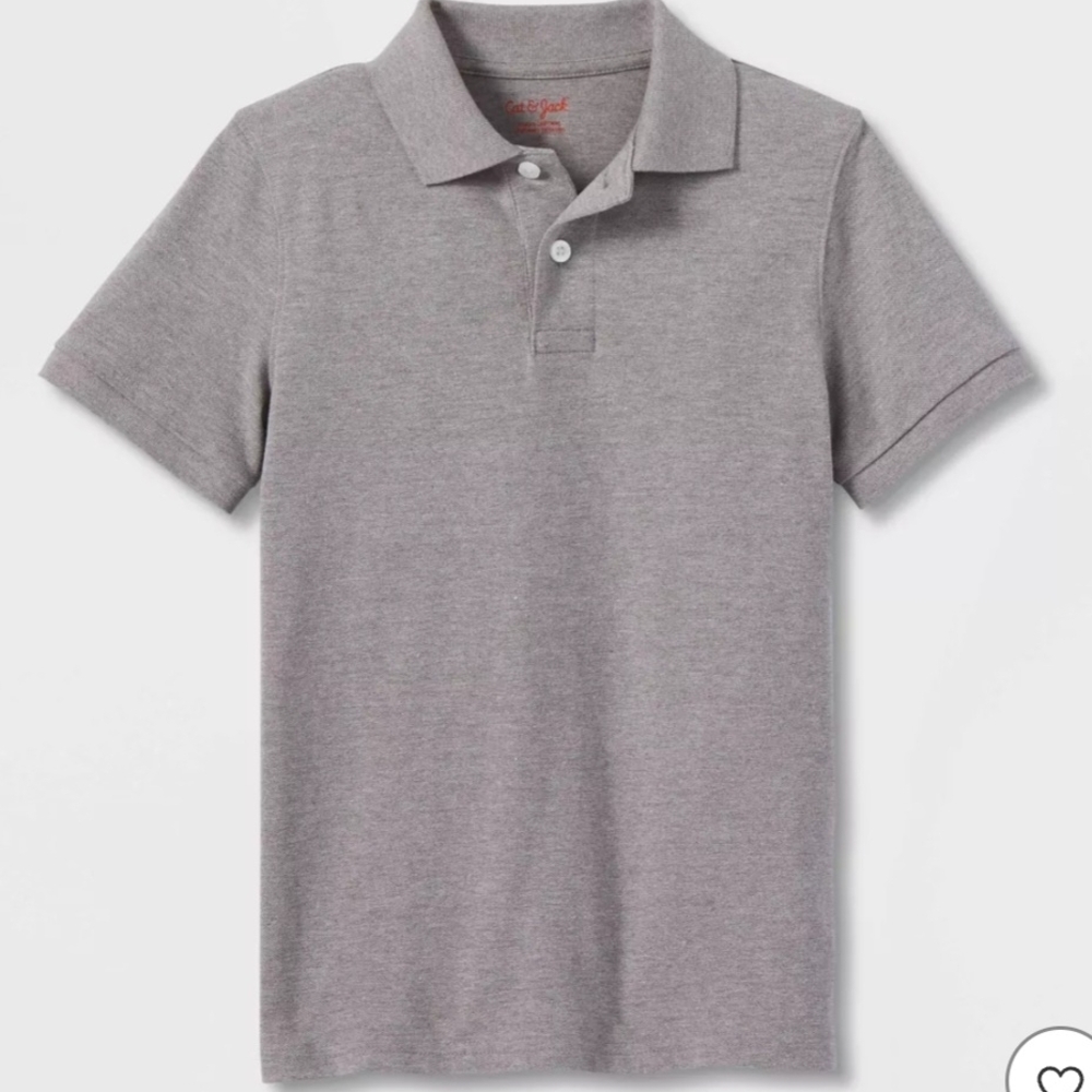 Boys' Short Leeve Pique Uniform Polo Shirt - Size XL (14) Cat & Jack